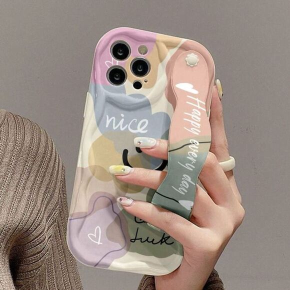 Pastel Happy Day Phone Case for iPhone 16 - Picture 1 of 7